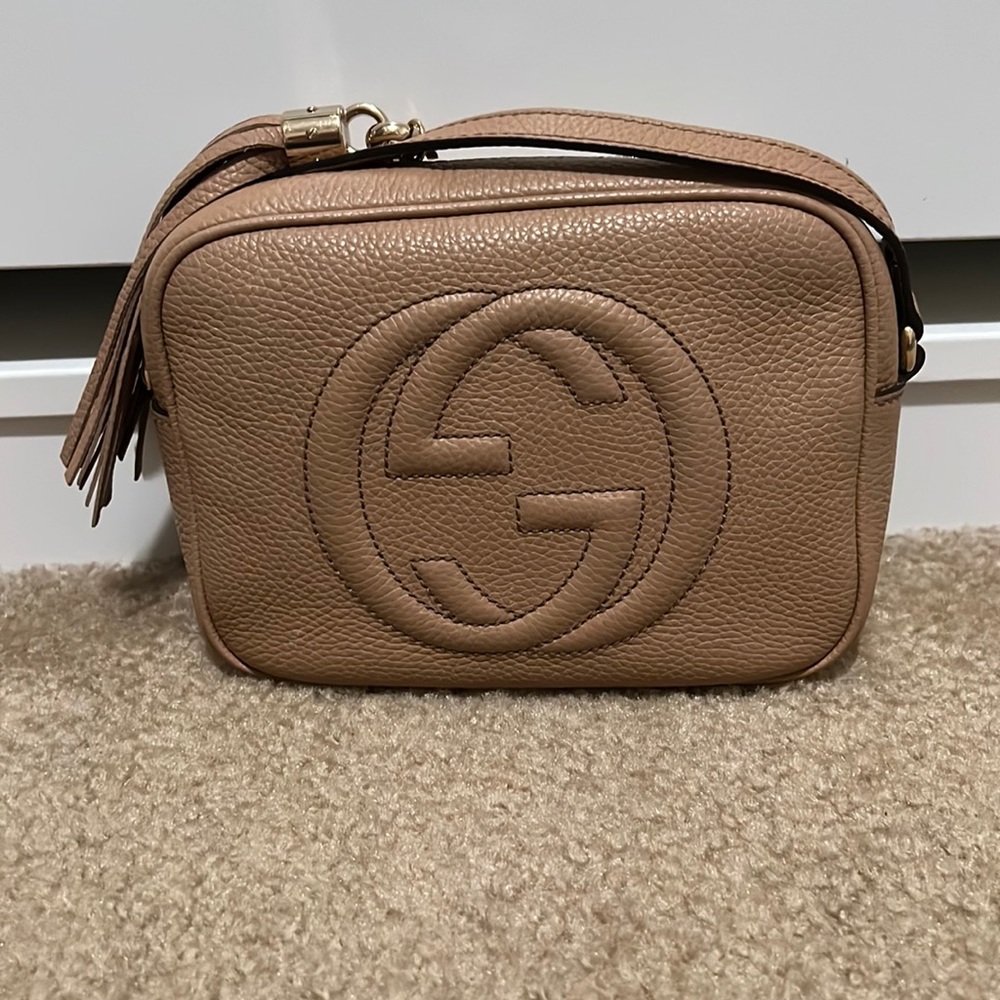 Gucci pebbled calfskin soho bag